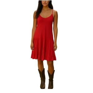 Velvet by Graham & Spencer Knit Tiered Cotton Dress